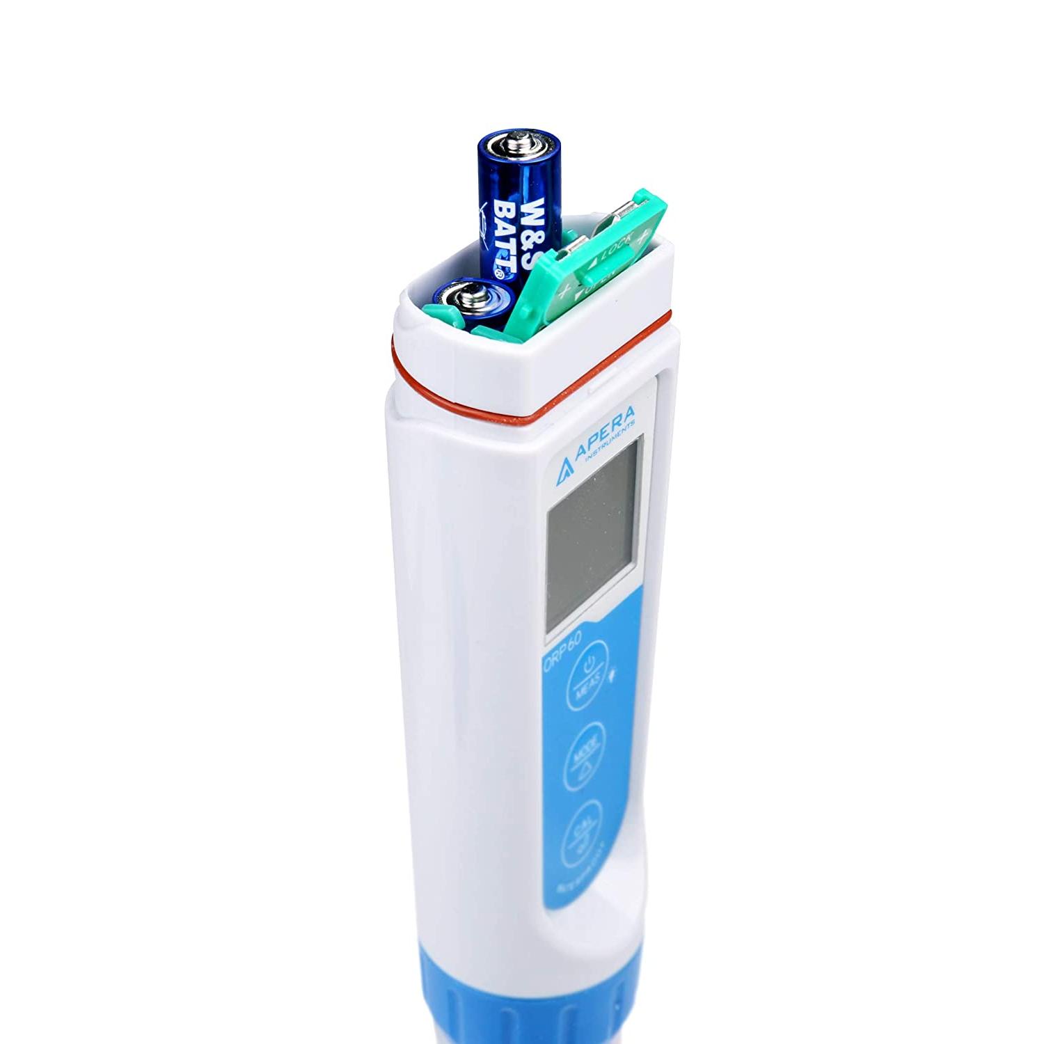 Easy Switch of EC/TDS/Salinity Apera Instruments EC60 Premium Waterproof Conductivity Pocket Tester Replaceable BPB Sensor ±1% F.S Accuracy