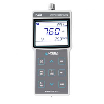 PC400S portable pH/conductivity/TDS meter with GLP data management and USB output