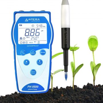 PH8500-SL pH meter for soils (direct measurement) with GLP memory function and data output