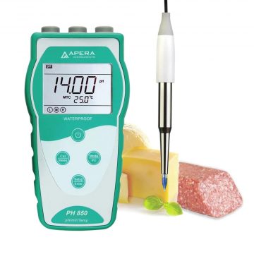 PH850-SS pH meter for food samples