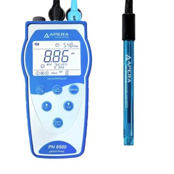 PH8500 portable pH meter with GLP memory function and data output