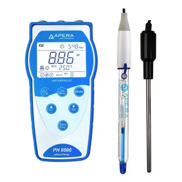 PH8500-SB pH-Messgerät für stark alkalische Lösungen mit GLP-Speicherfunktion und Datenausgabe