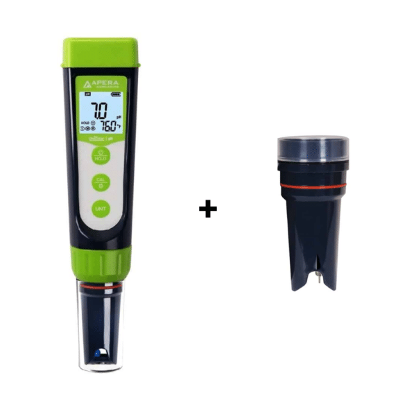 GroStar mit ORP-Elektrode GroStar™ GS4 pH-/EC-Taschenmessgerät + ORP-Elektrode